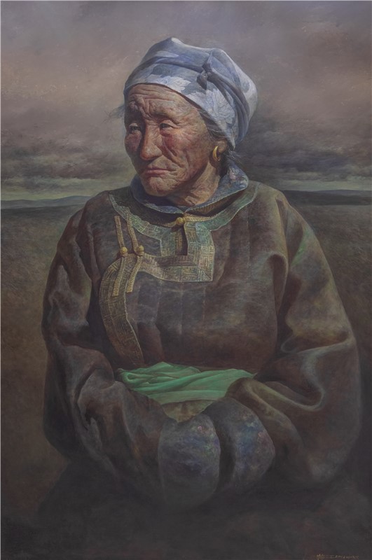 《原乡- 岁月留痕》110 X 75cm 布面油画2012