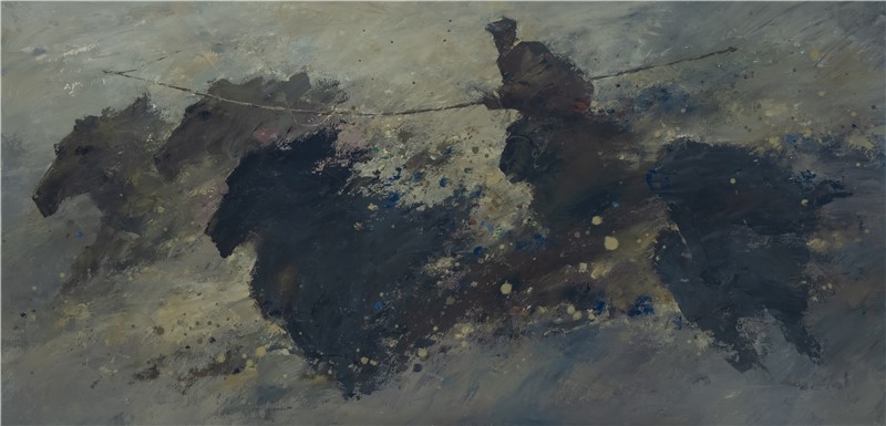 100cm X 50cm 布面油画