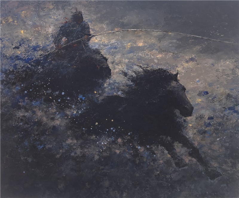 90cm X 60cm 布面油画