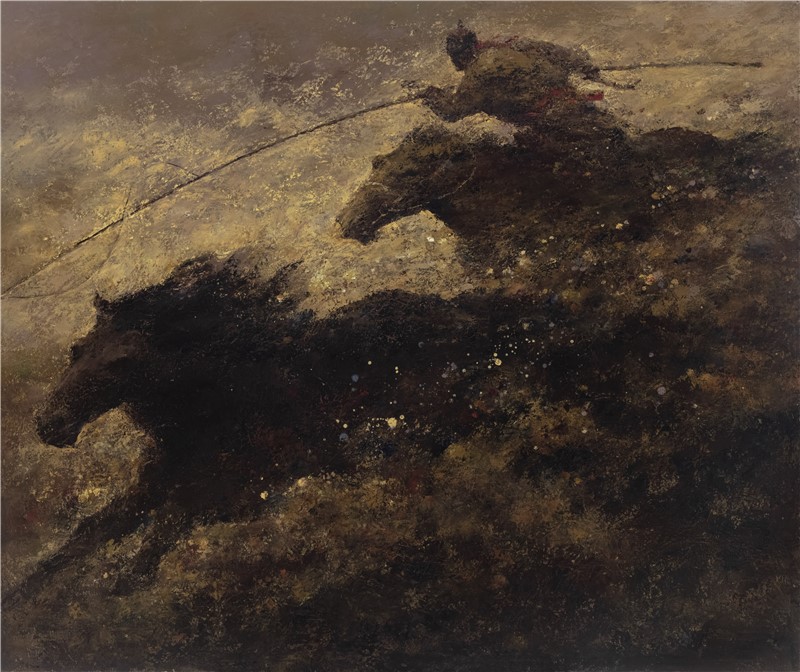 90cm X 60cm 布面油画