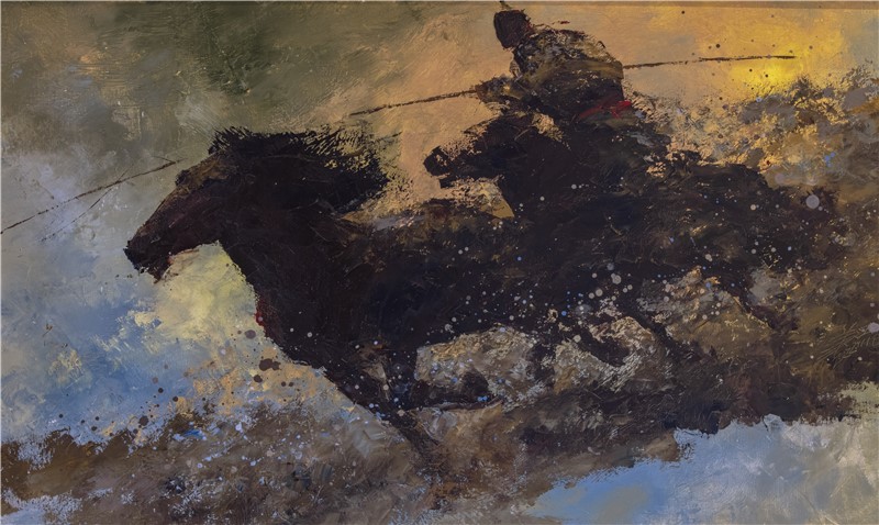 100cm X 60cm 布面油画