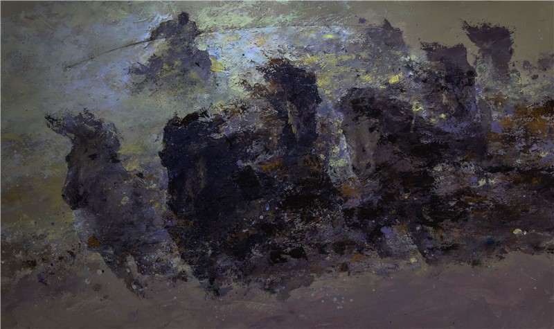 100cm X 60cm 布面油画