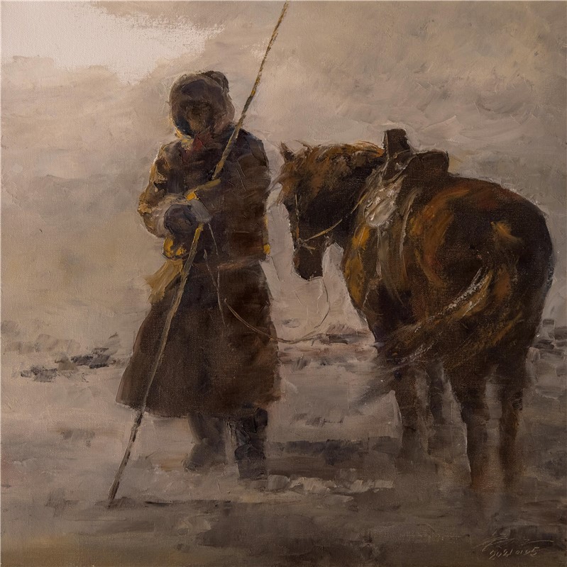 50cm X 50cm 布面油画