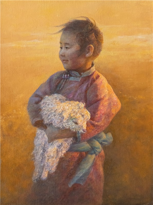 90cm X 60cm 布面油画