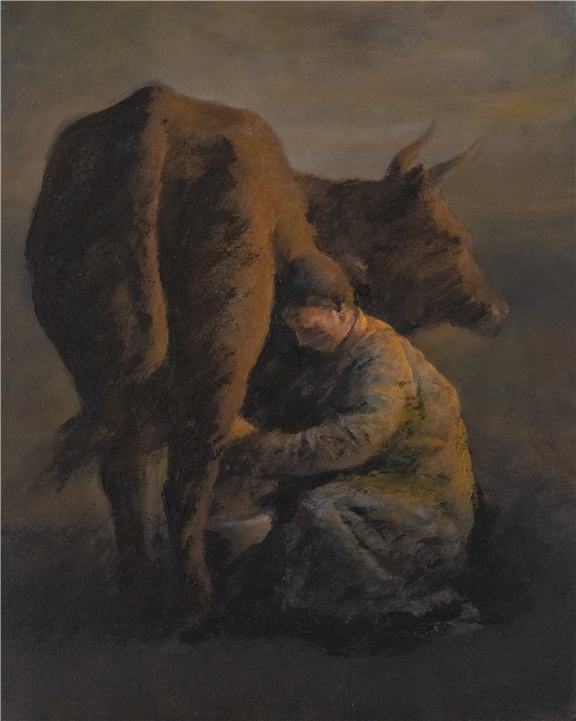 60cm X 50cm 布面油画