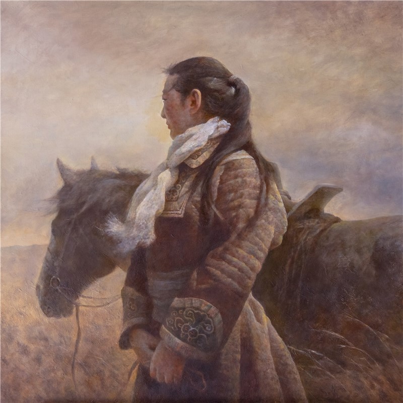 60cm X 60cm 布面油画