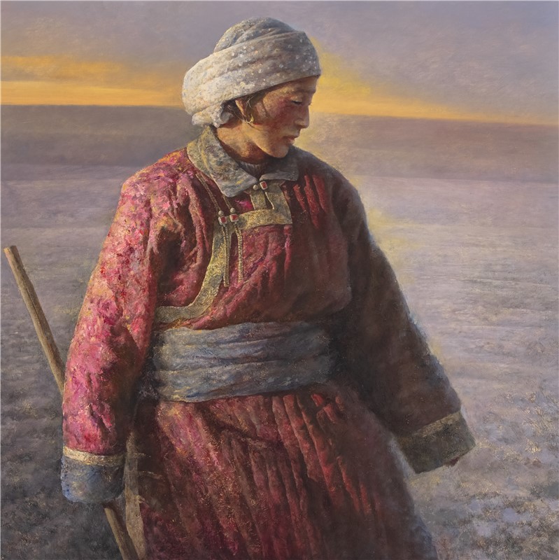 100cm X 100cm 布面油画