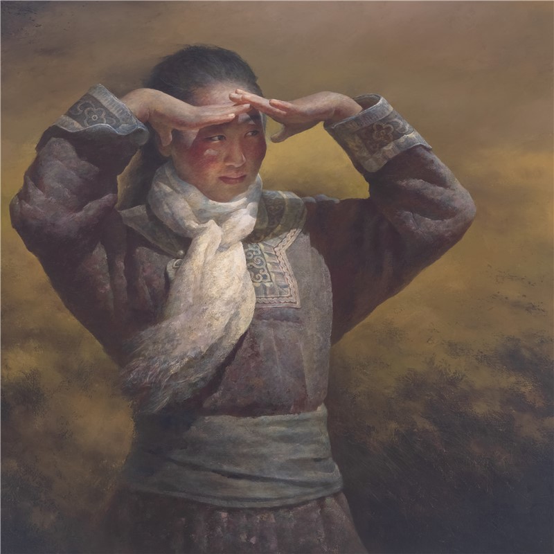 80cm X 80cm 布面油画