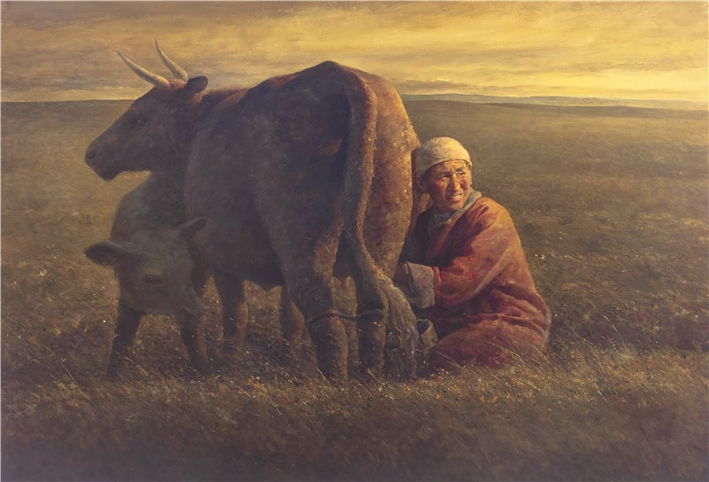 130cm X 90cm 布面油画