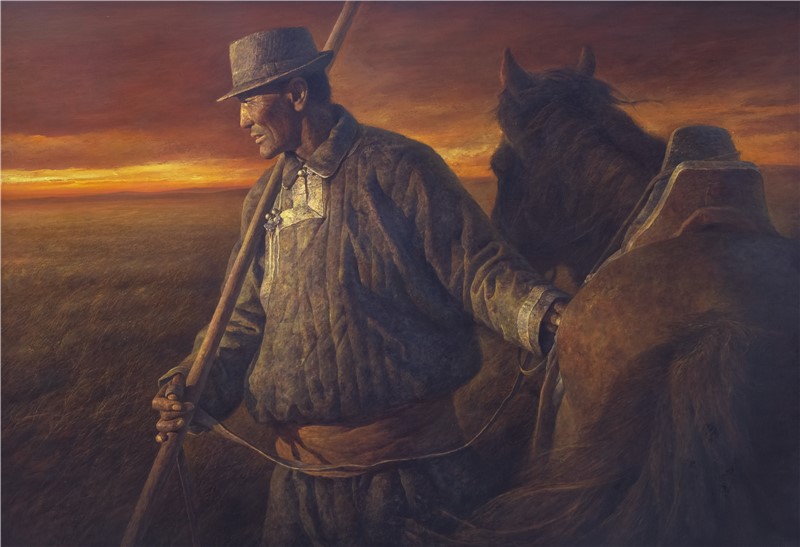 130cm X 90cm 布面油画