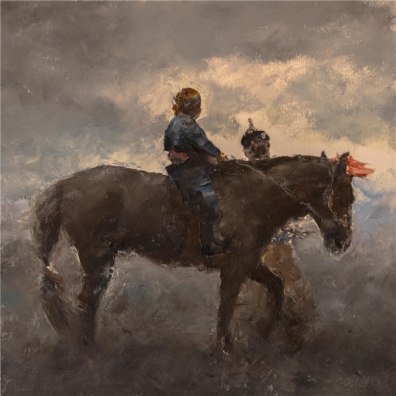 50cm X 50cm 布面油画