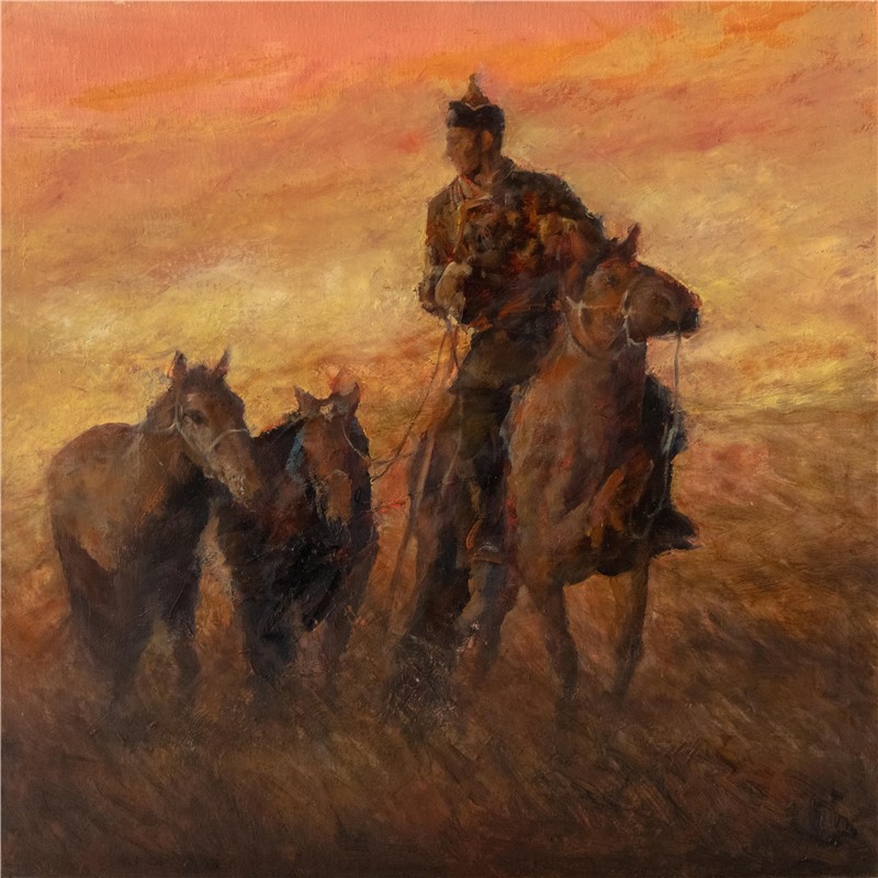 80cm X 80cm 布面油画