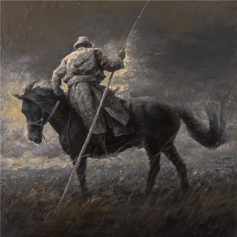 80cm X 80cm 布面油画