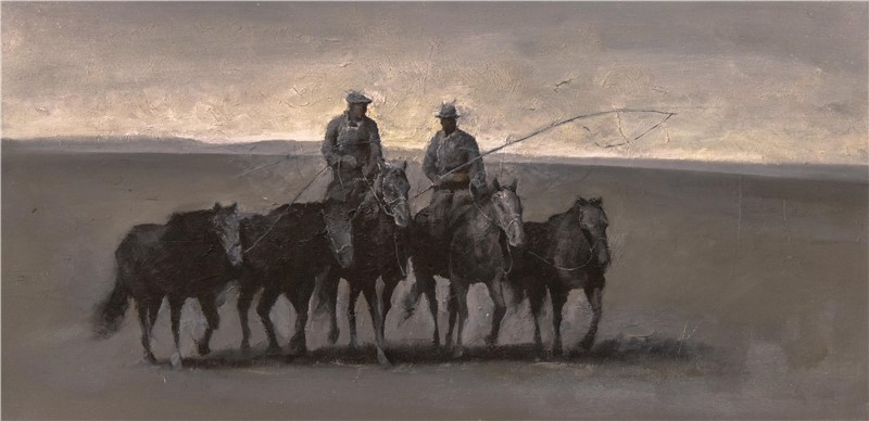 100cm X 50cm 布面油画