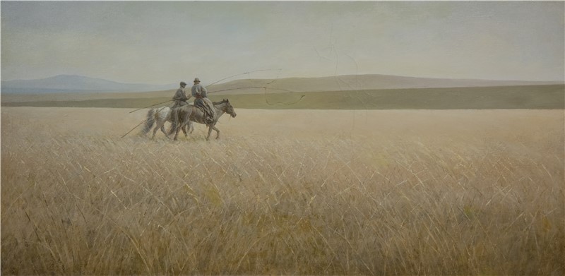 100cm X 50cm 布面油画