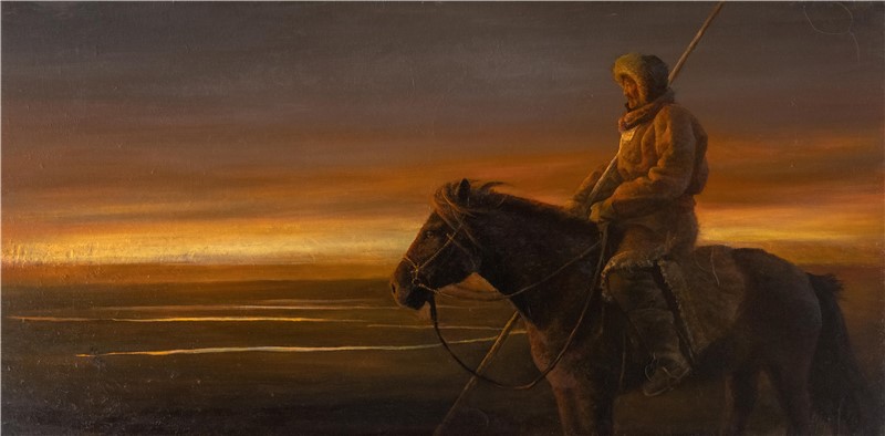 100cm X 50cm 布面油画