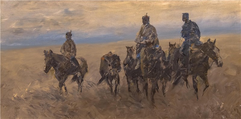 100cm X 50cm 布面油画