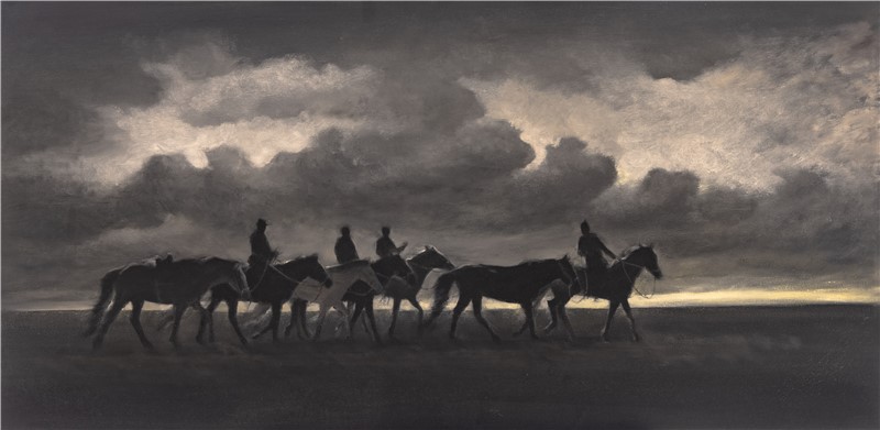 100cm X 50cm 布面油画