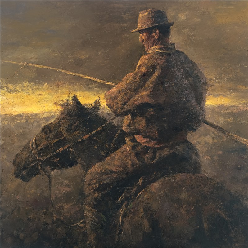 100cm X 100cm 布面油画