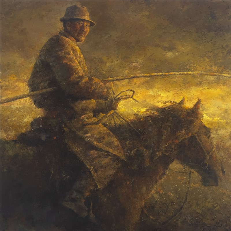 100cm X 100cm 布面油画