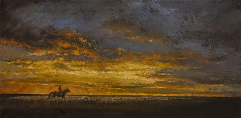 120cm X 60cm 布面油画