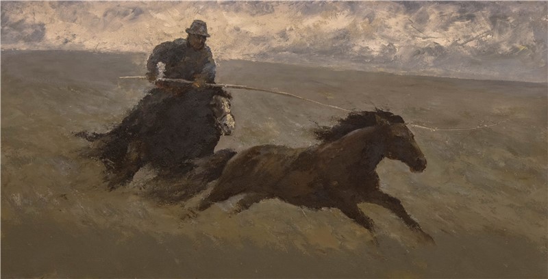 100cm X 50cm 布面油画